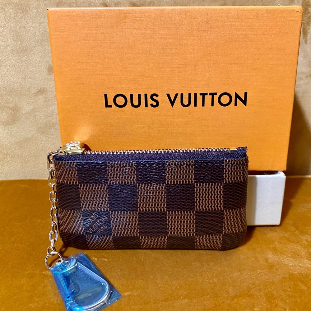 Authentic LOUIS VUITTON Damier Coin and Key Case